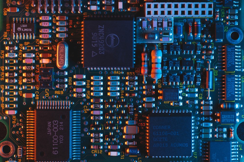 Picture of circuit board.